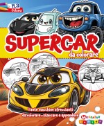 Copertina rivista Supercar da Colorare