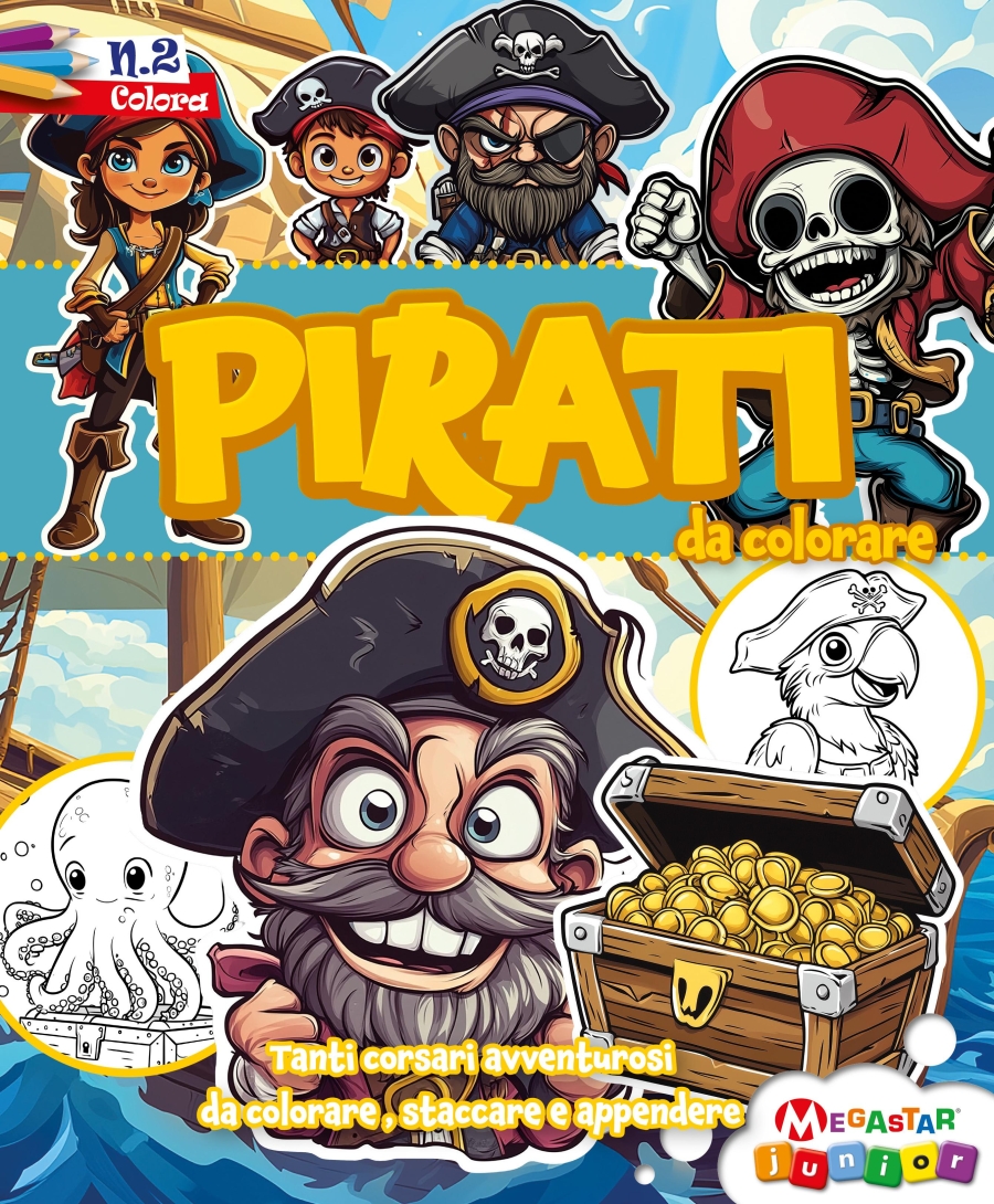 Copertina Pirati da Colorare n.2