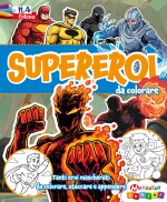 Copertina rivista Supereroi da Colorare