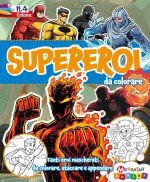 Copertina rivista Supereroi da Colorare