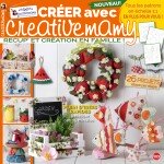 Copertina rivista Creer avec Creativemamy