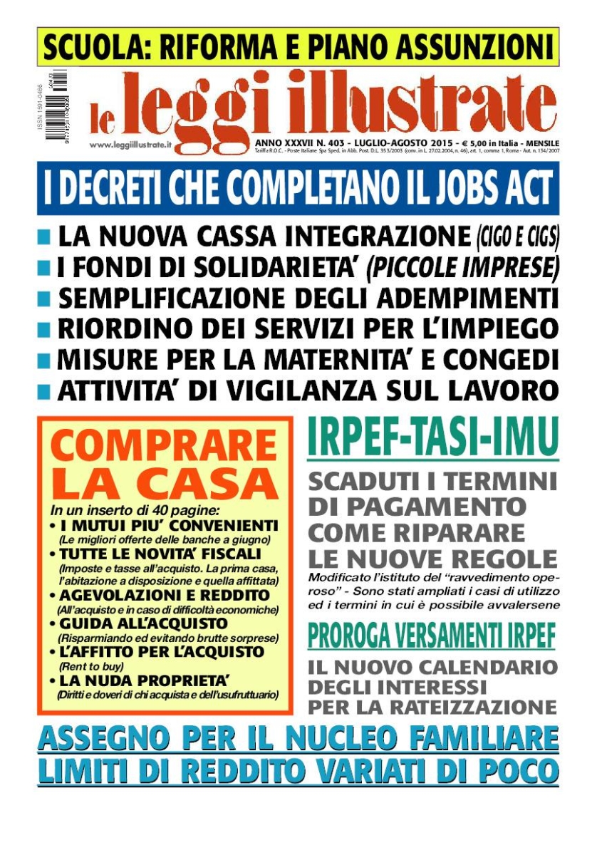 Copertina Leggi Illustrate n.403