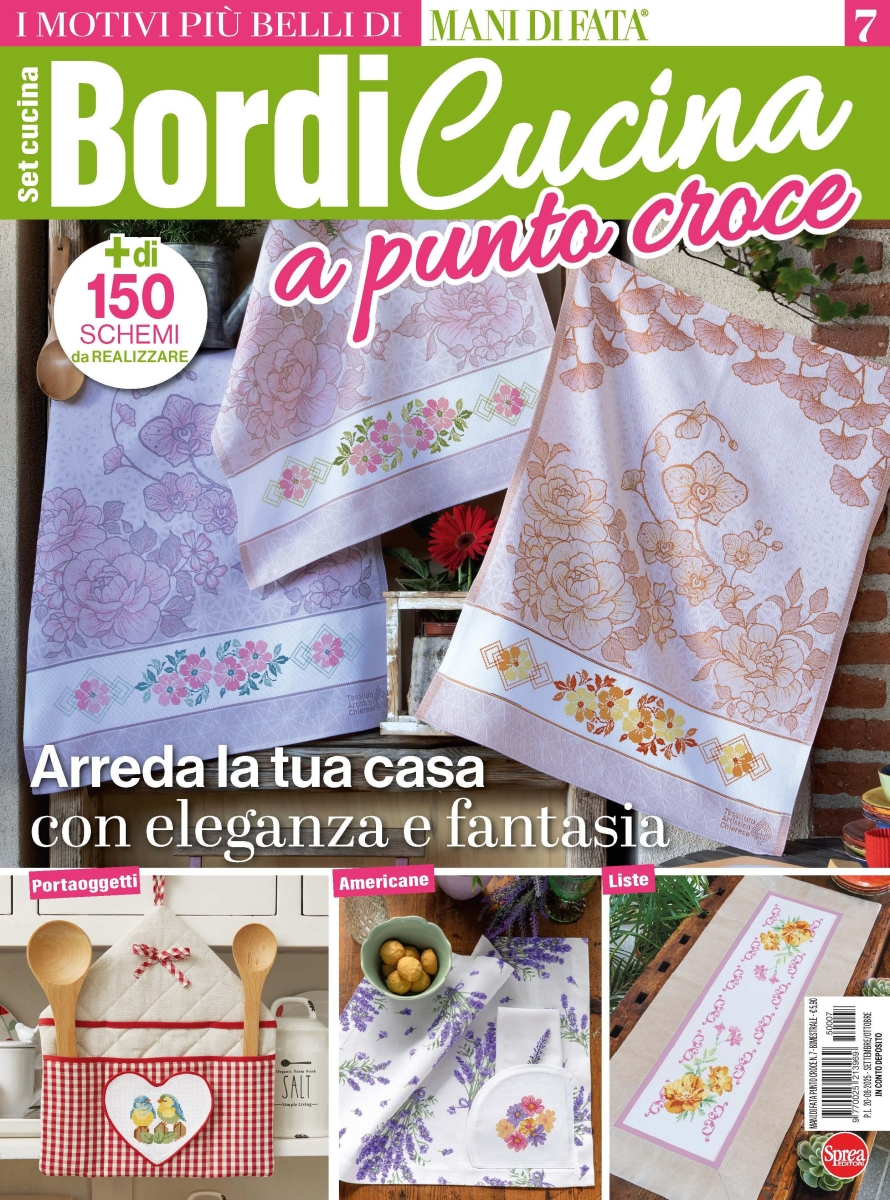 Copertina Mani di Fata Punto Croce n.7