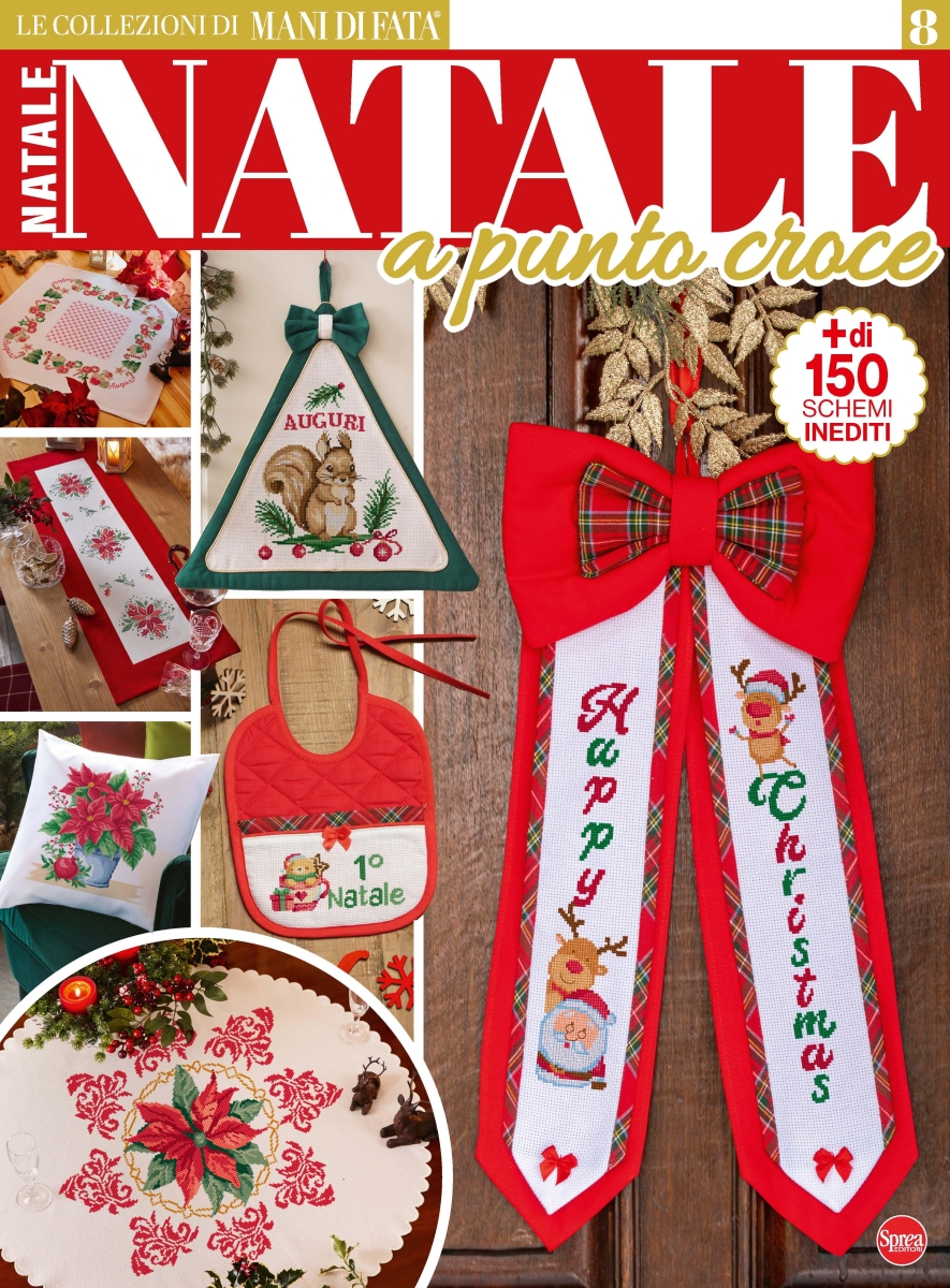 Copertina Mani di Fata Punto Croce n.8