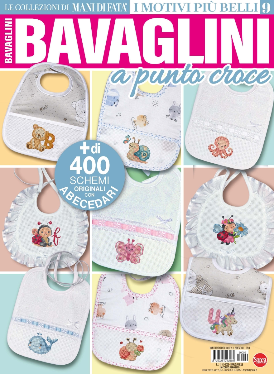 Copertina Mani di Fata Punto Croce n.9