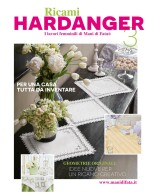 Copertina rivista Ricami hardanger