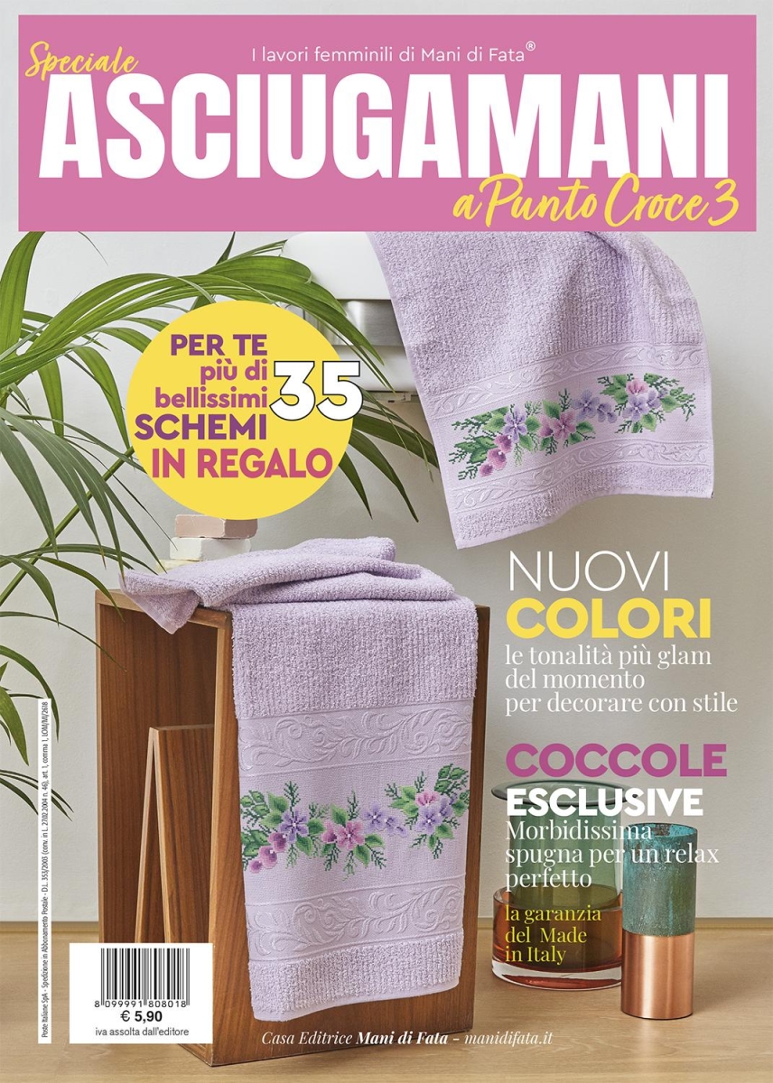 Copertina Asciugamani punto croce n.3