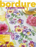 Copertina rivista Bordure a punto croce