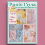 Copertina rivista Collezione Punto Croce Fiocchi e Bavaglini