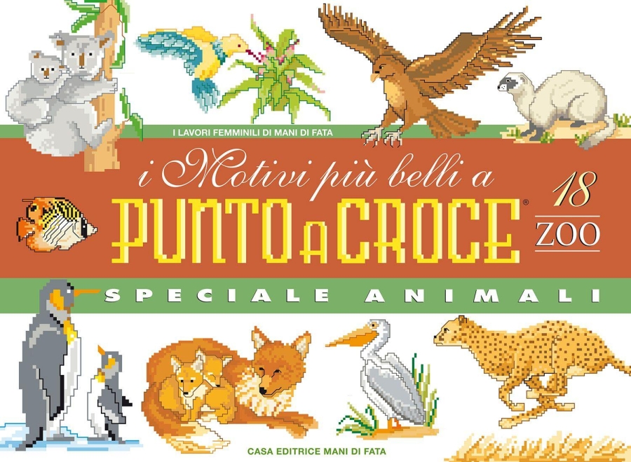 Copertina Motivi più belli a punto croce n.18