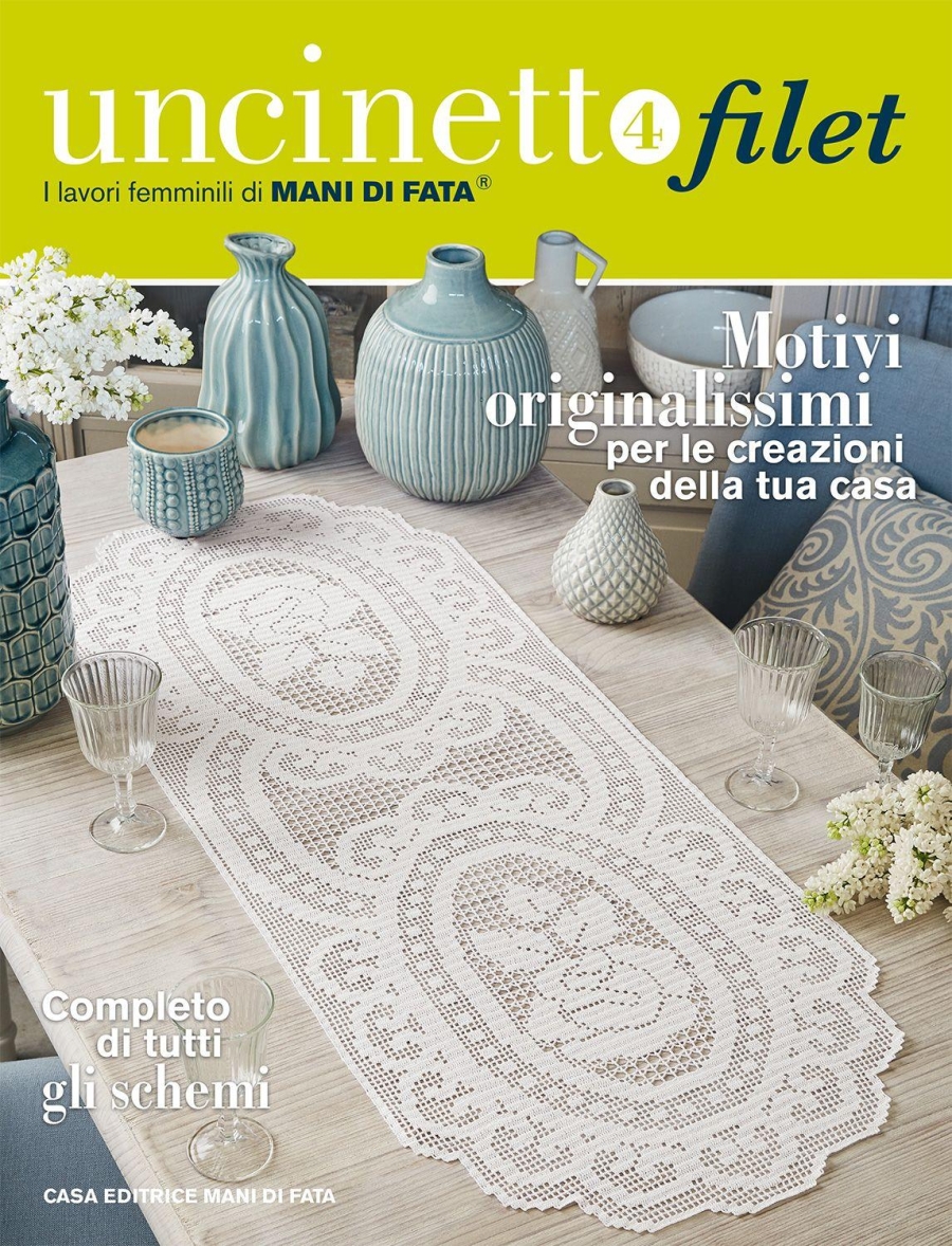 Copertina Uncinetto filet n.4