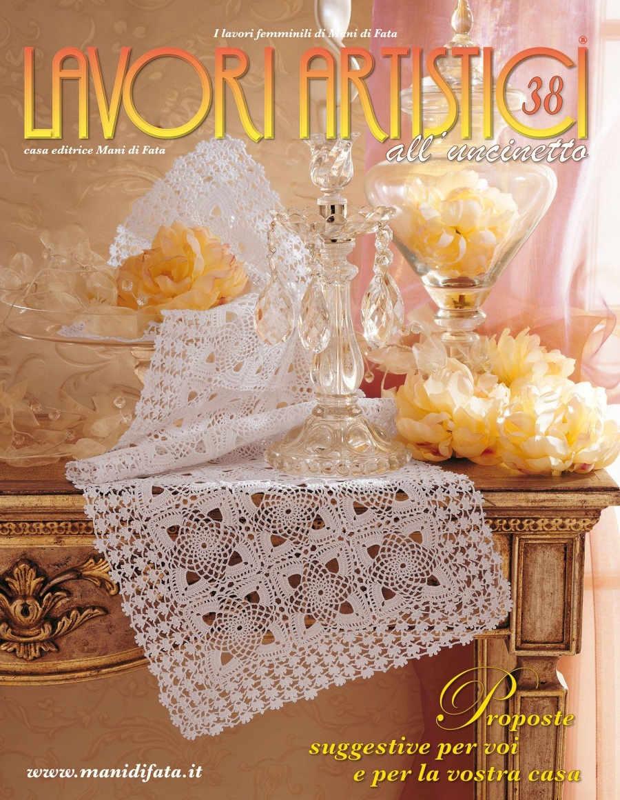 Copertina Lavori artistici all'Uncinetto n.38