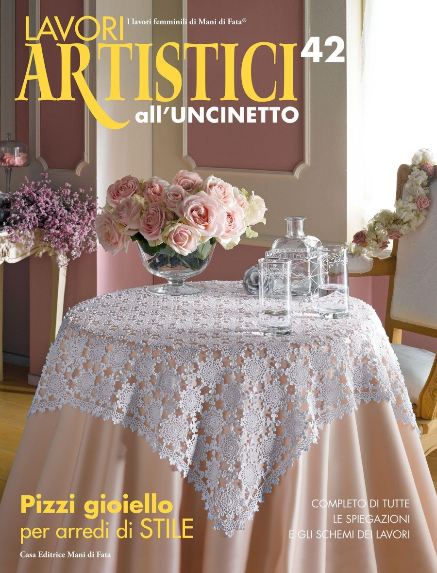 Copertina Lavori artistici all'Uncinetto n.42
