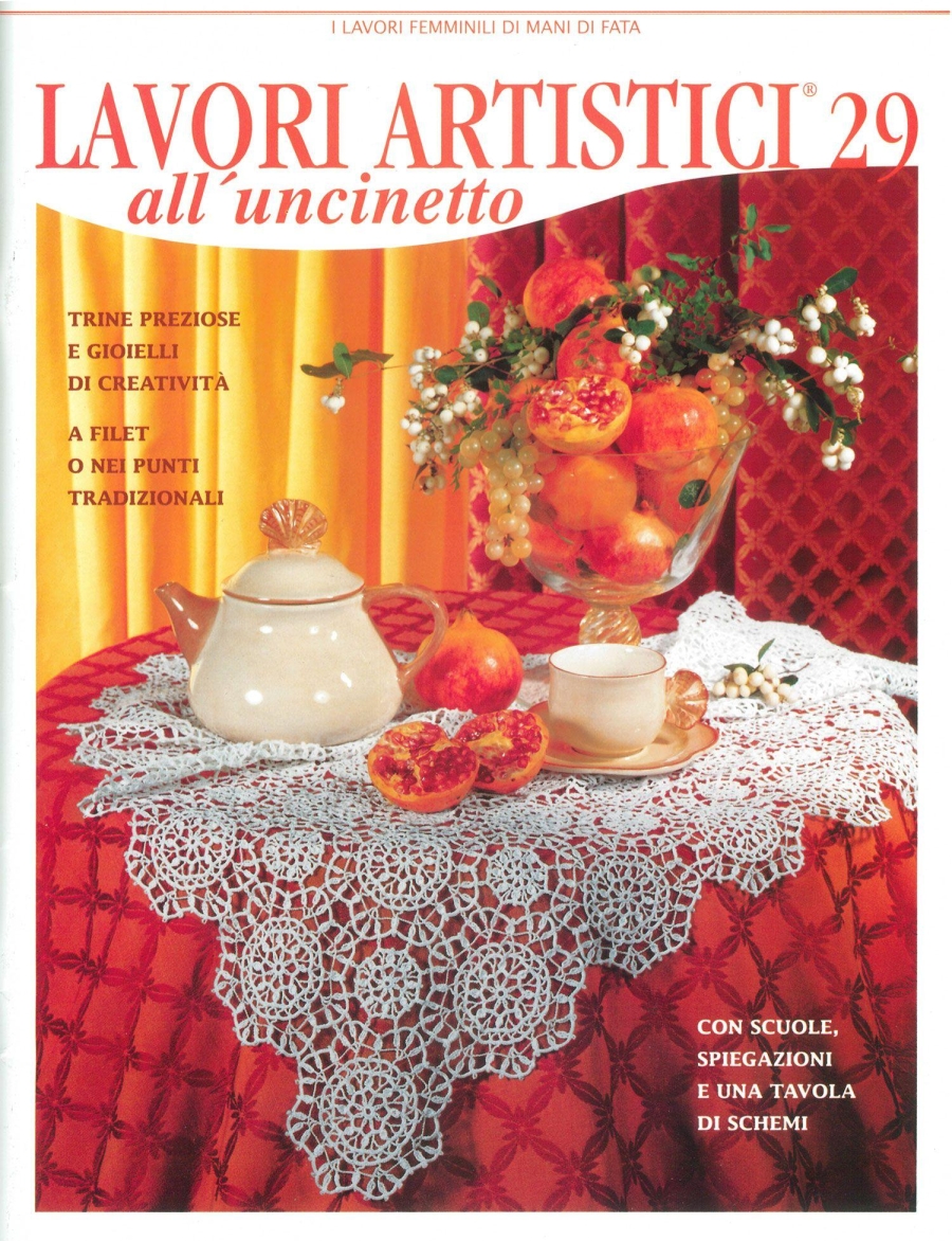 Copertina Lavori artistici all'Uncinetto n.29