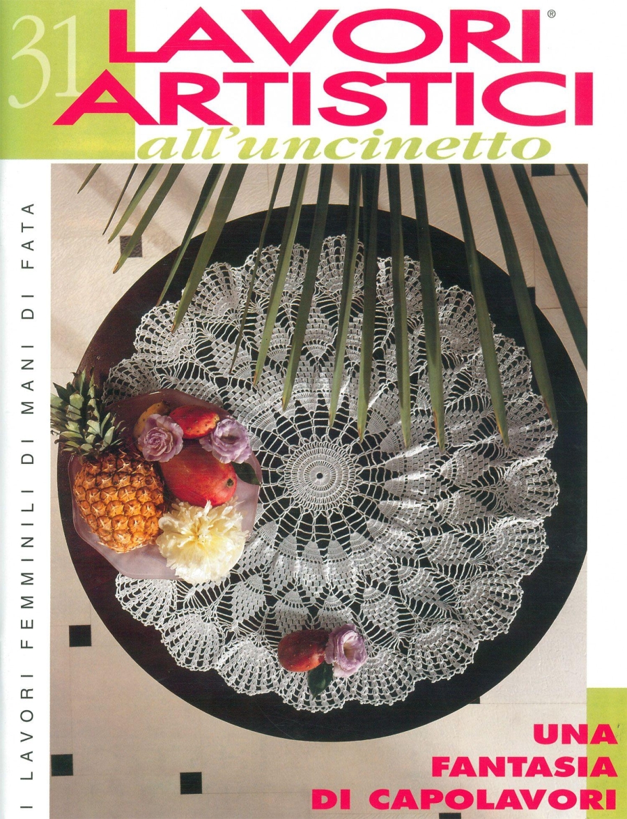 Copertina Lavori artistici all'Uncinetto n.31