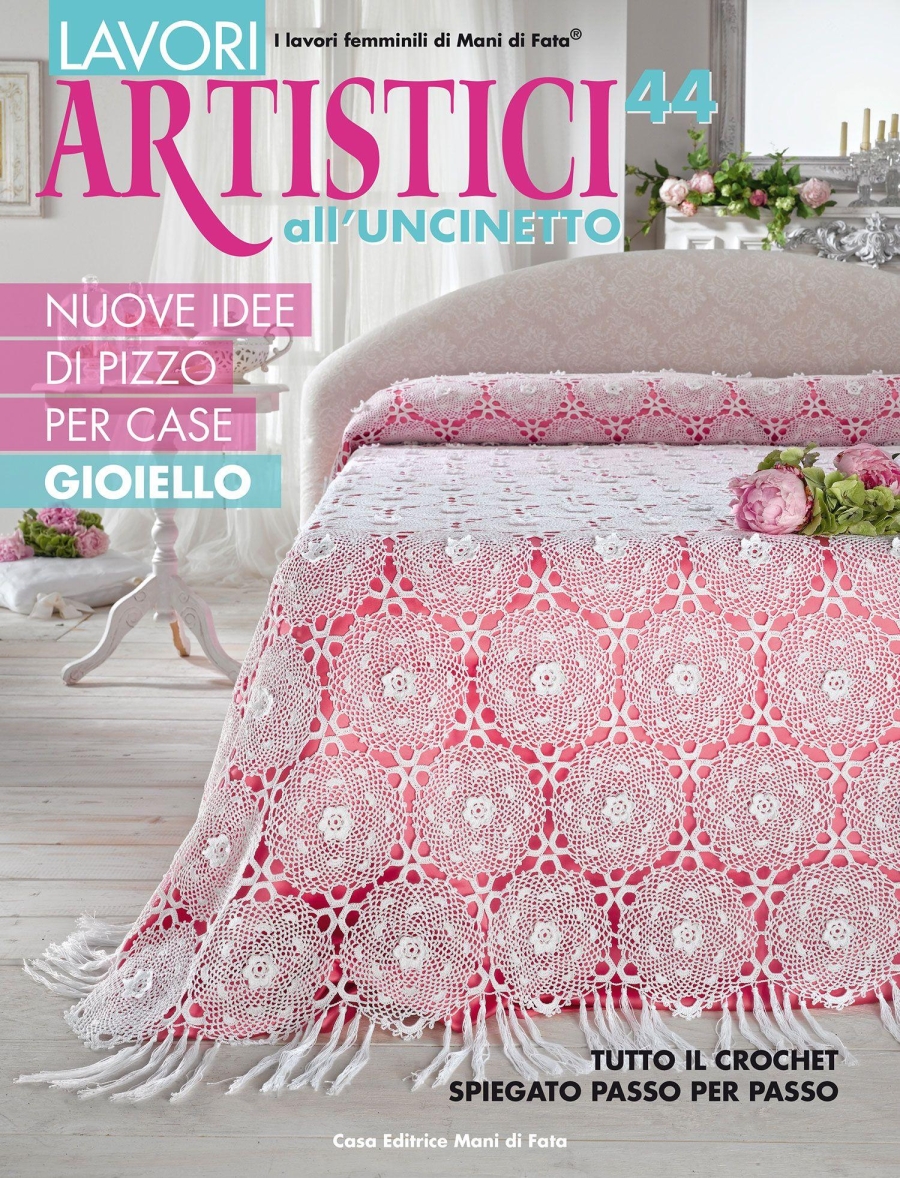 Copertina Lavori artistici all'Uncinetto n.44