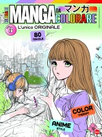 Copertina rivista Manga da Colorare