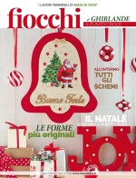 Copertina rivista Fiocchi e ghirlande punto croce