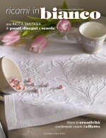 Copertina rivista Ricami in bianco