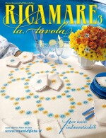 Copertina rivista Ricamare la tavola
