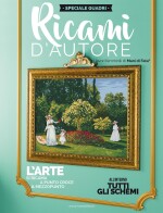 Copertina rivista Speciale quadri ricami d'autore