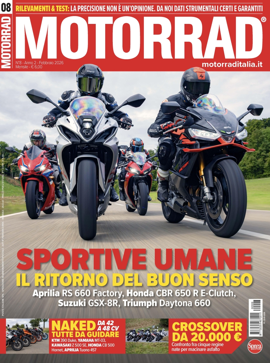 Copertina Motociclismo Motorrad n.8