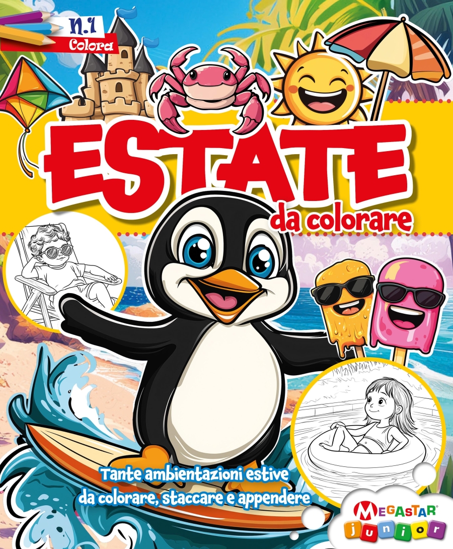 Copertina Estate da Colorare n.1