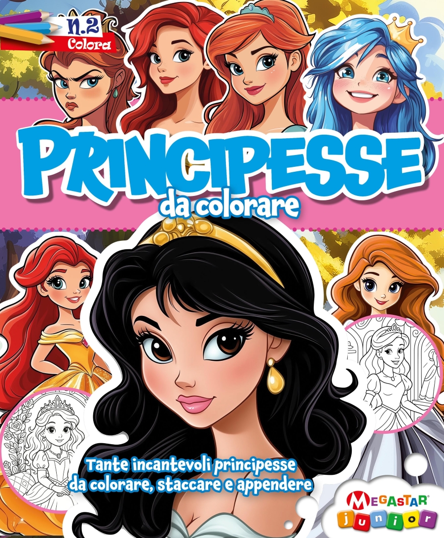 Copertina Principesse da Colorare n.2