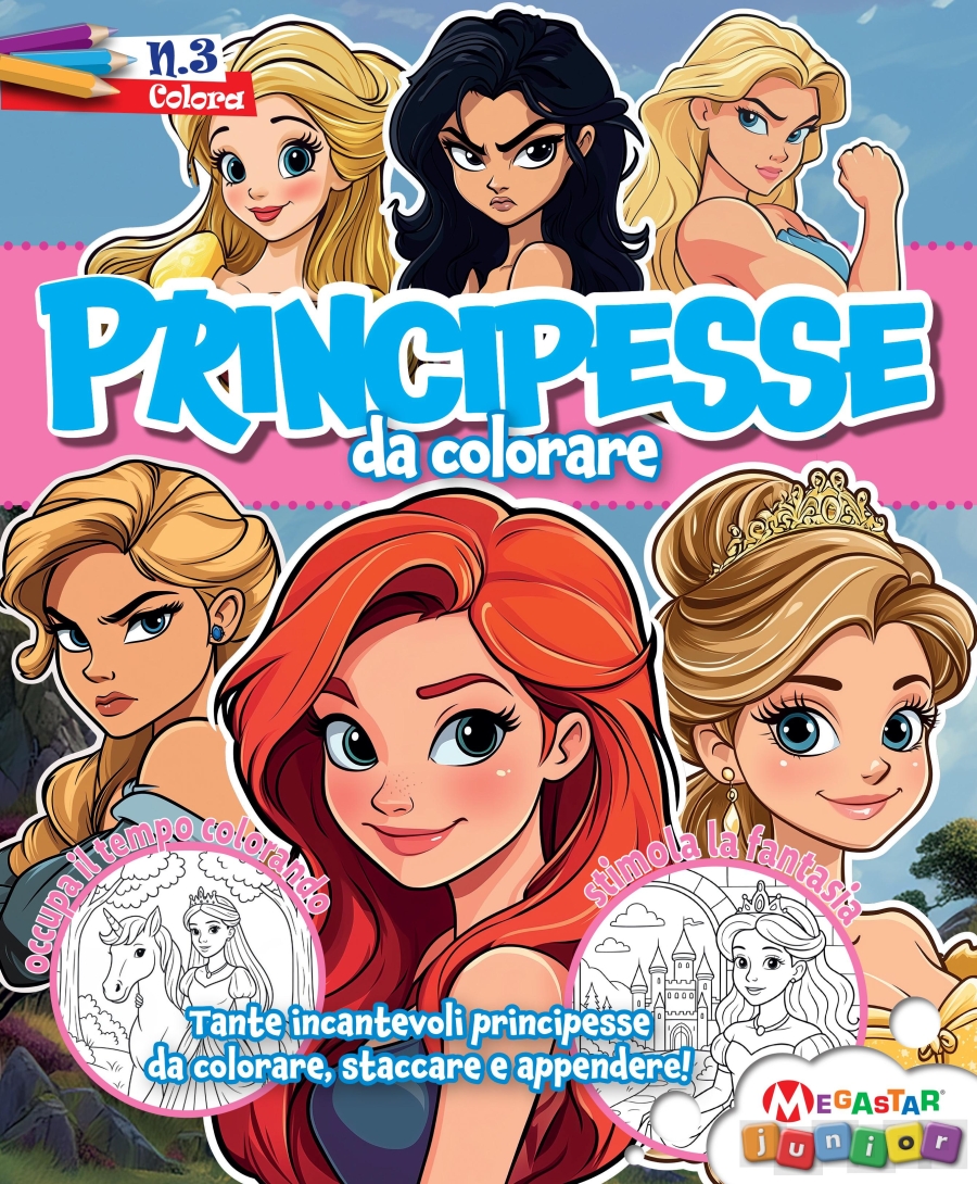 Copertina Principesse da Colorare n.3