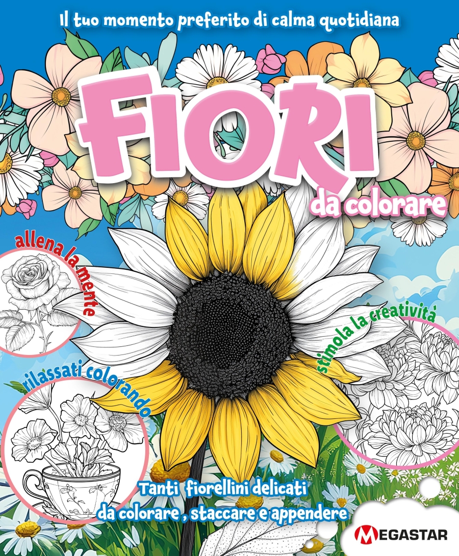 Copertina Fiori da Colorare n.1