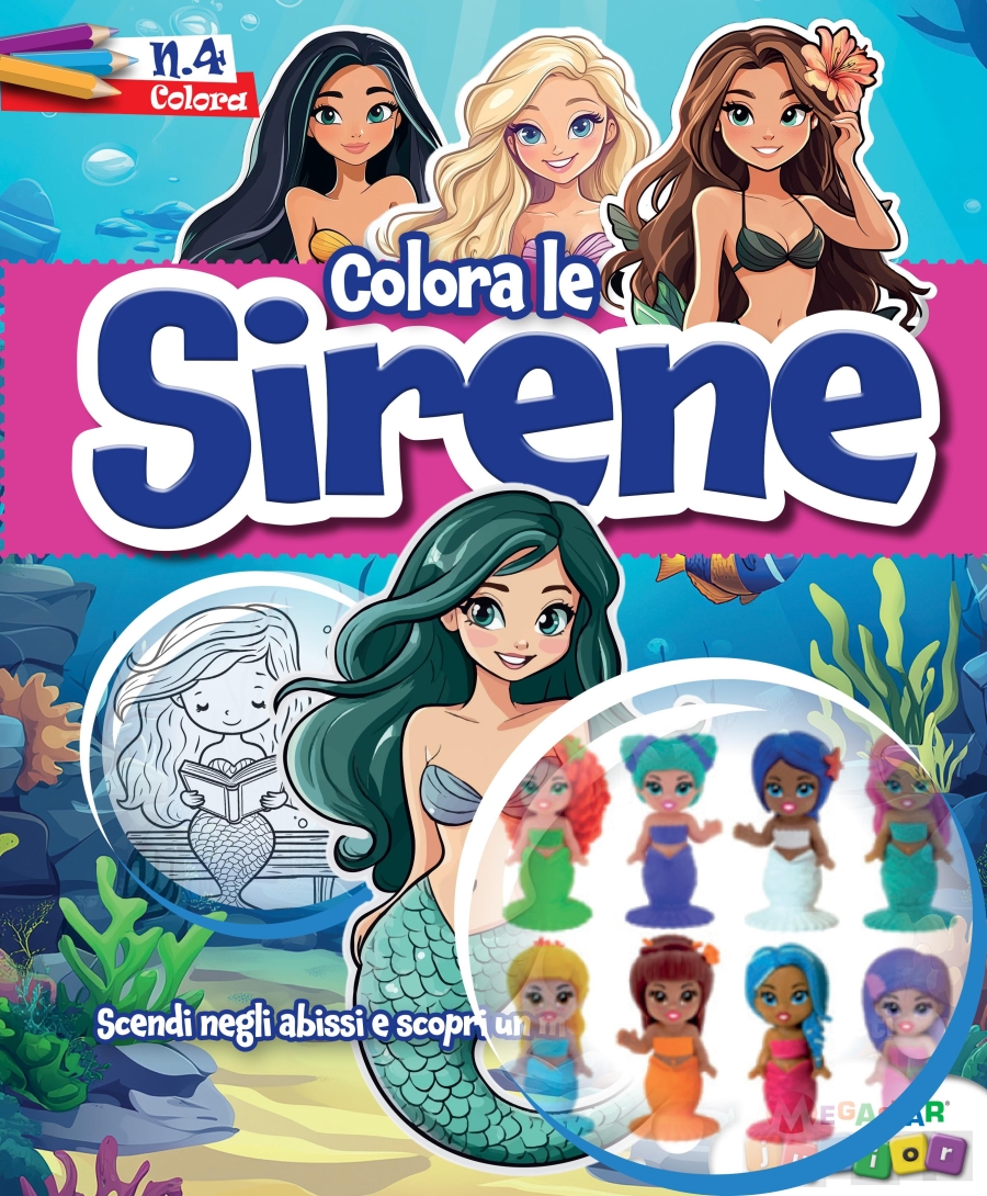 Copertina Colora le Sirene Plus n.1