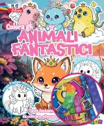 Copertina rivista Animali Fantastici da Colorare