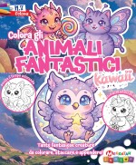 Copertina rivista Animali Fantastici da Colorare