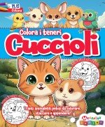 Copertina rivista Colora i Teneri Cuccioli