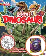 Copertina rivista Dinosauri da Colorare