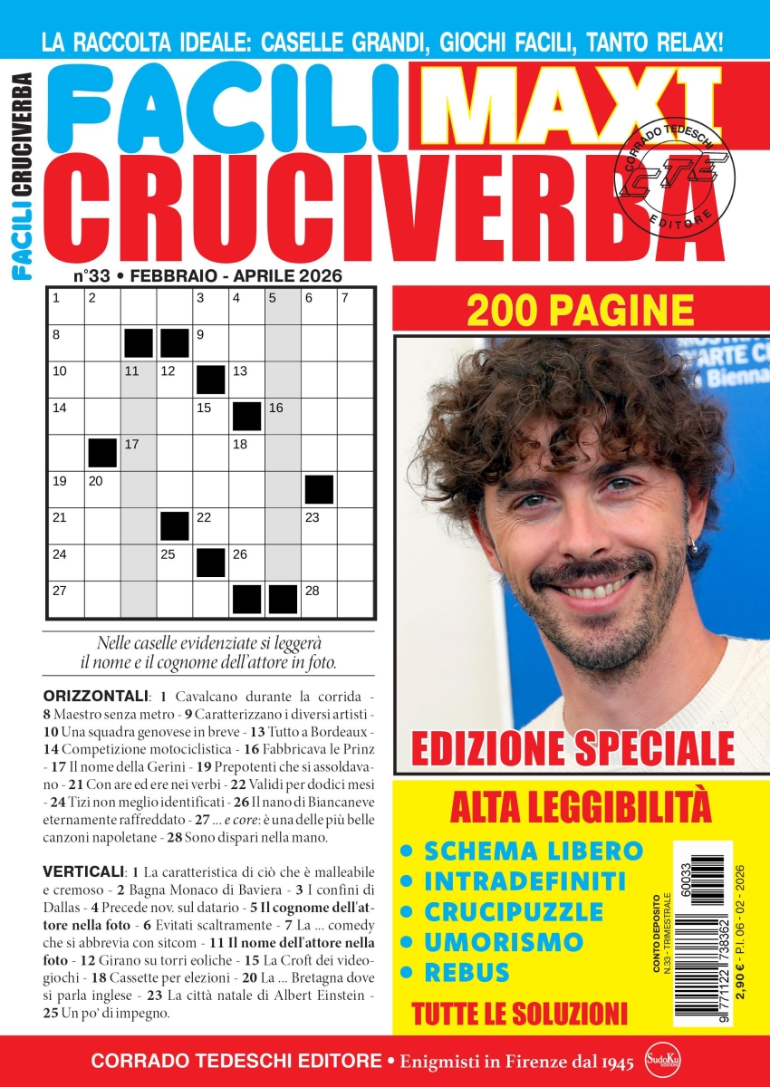Copertina Facili Cruciverba Maxi n.33