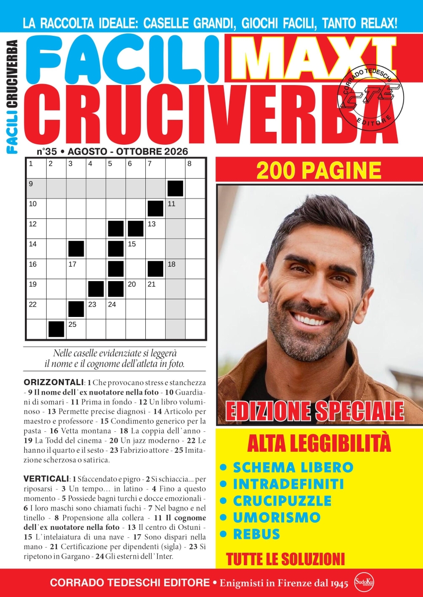 Copertina Facili Cruciverba Maxi n.35