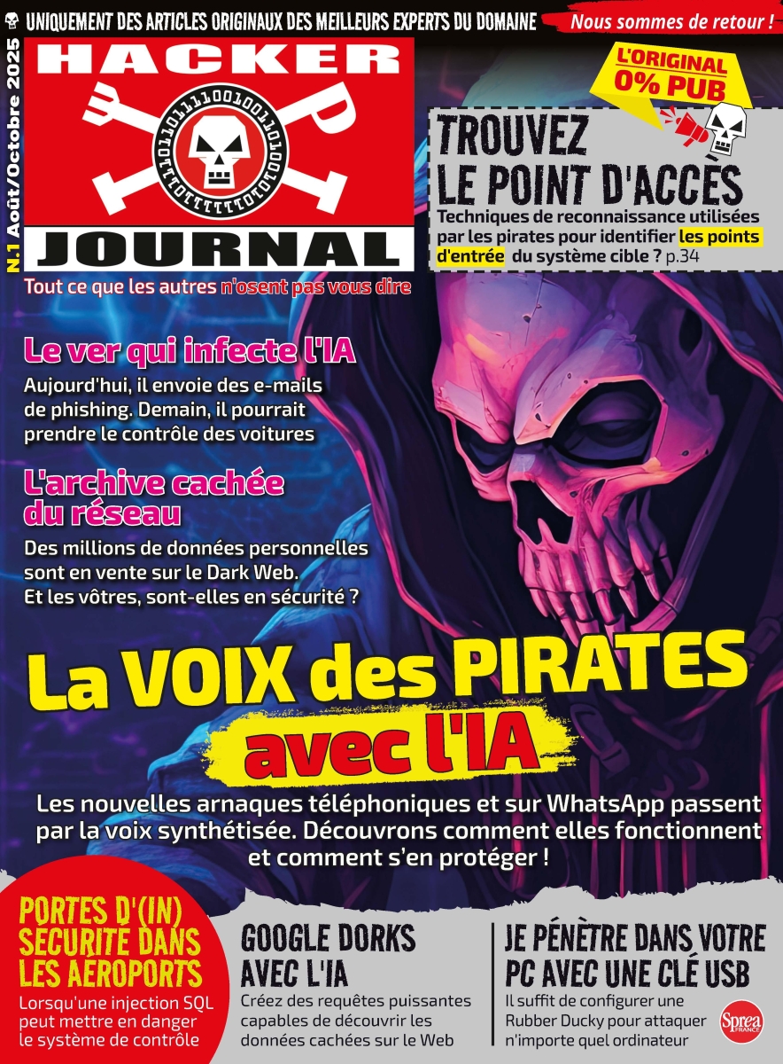 Copertina Hacker Journal Francia n.1