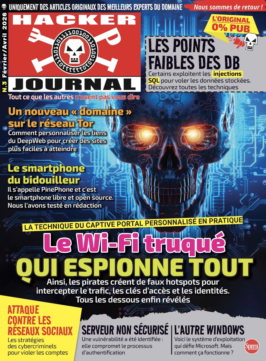 Copertina Hacker Journal Francia n.3