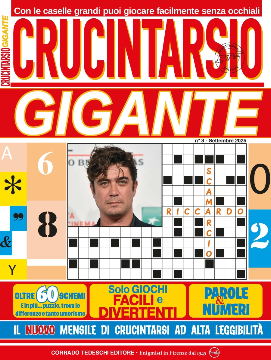 Copertina Crucintarsio Gigante n.3
