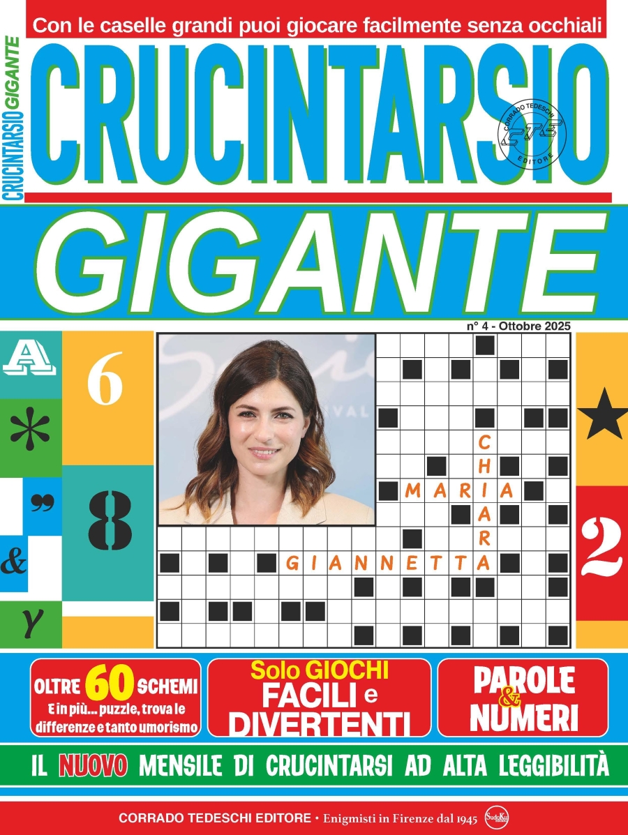 Copertina Crucintarsio Gigante n.4