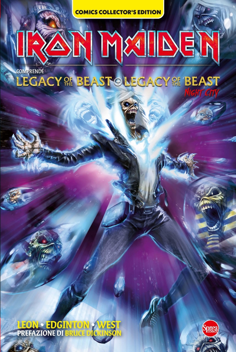 Copertina Heavy Metal Iron Maiden  n.1