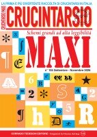 Copertina rivista Maxi Crucintarsio