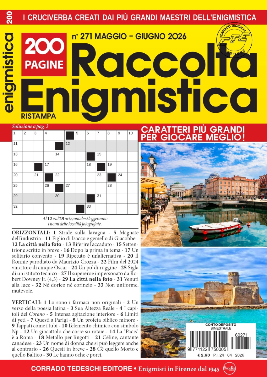 Copertina Raccolta Enigmistica n.271