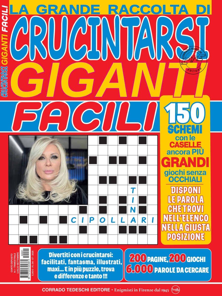 Copertina Crucintarsi Facili Giganti Raccolta n.1