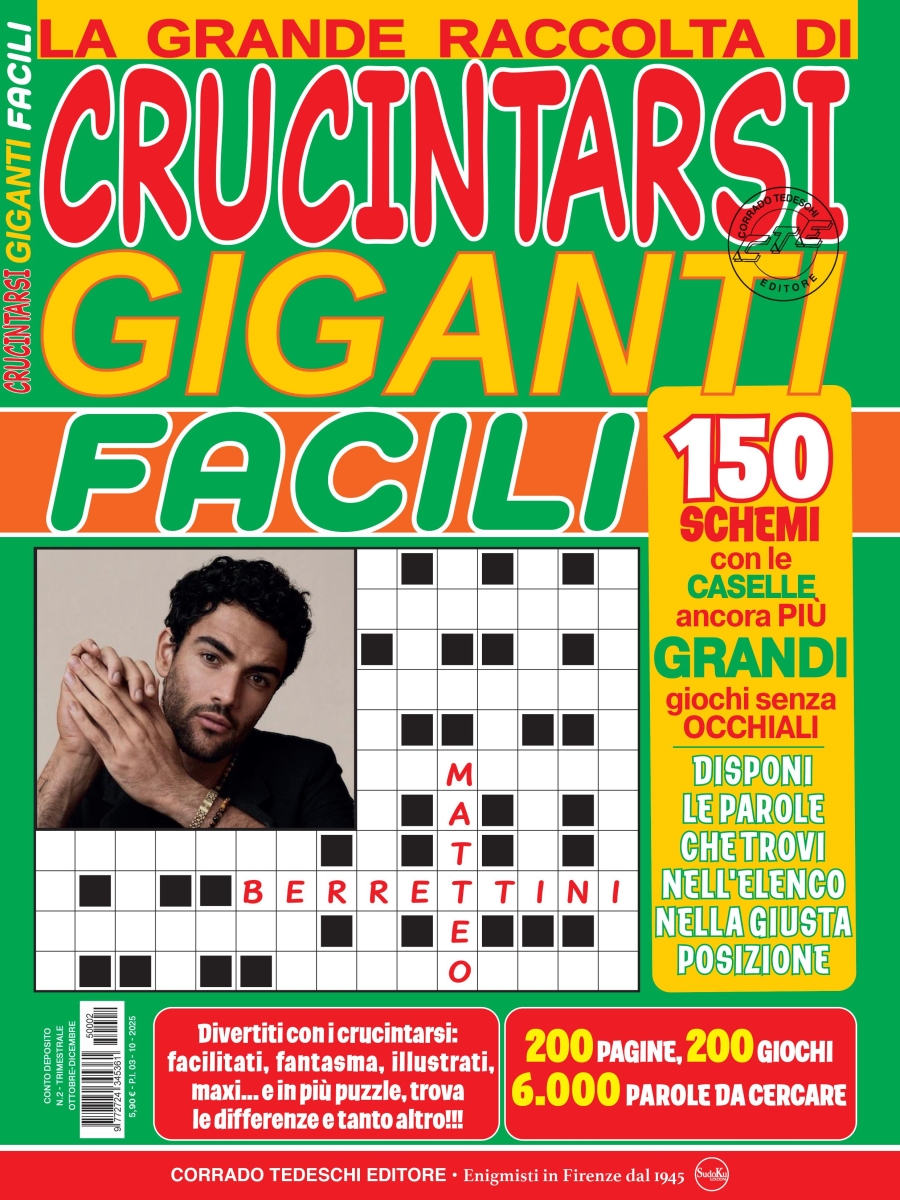 Copertina Crucintarsi Facili Giganti Raccolta n.2