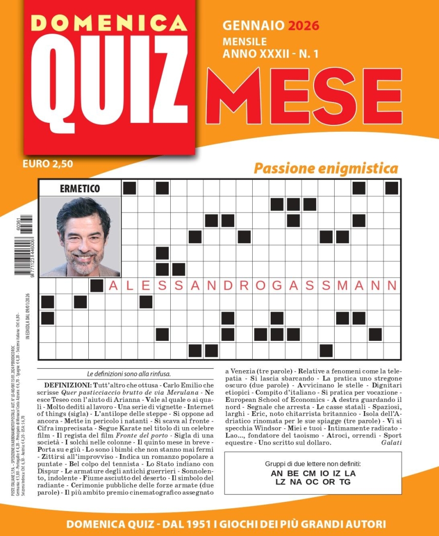 Copertina Quiz Mese n.361