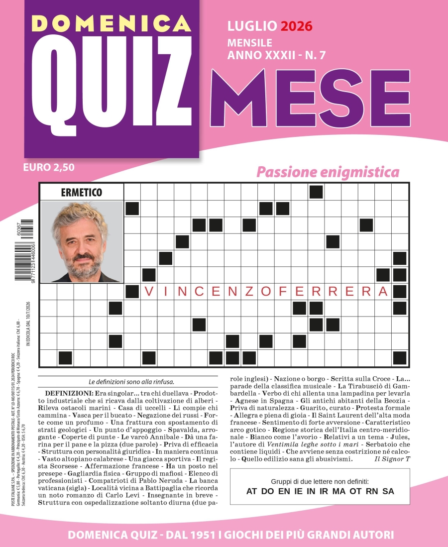 Copertina Quiz Mese n.367