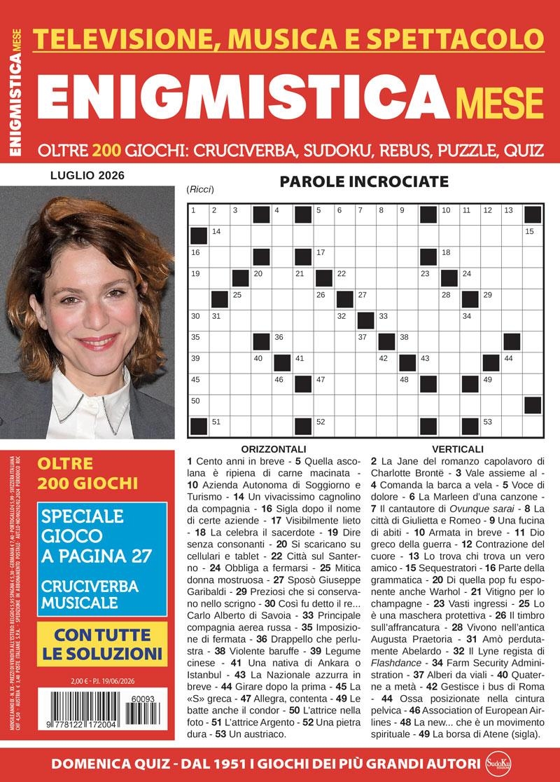 Copertina Enigmistica Mese n.93