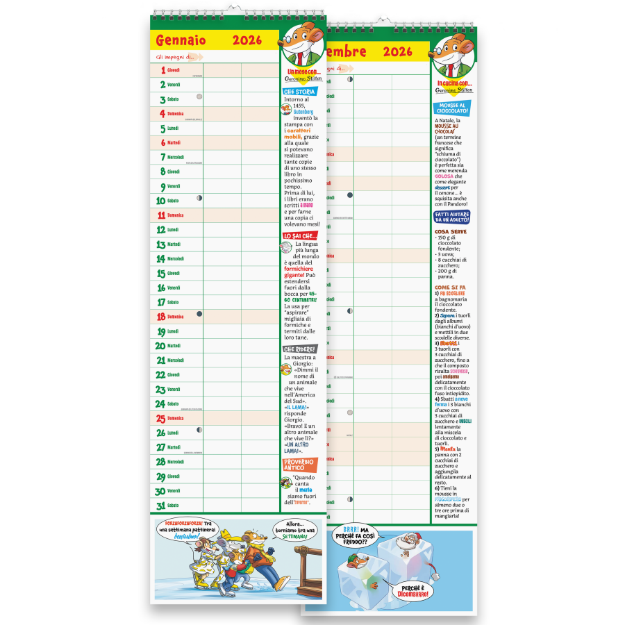 Copertina Calendario - Agenda/Geronimo Stilton n.2